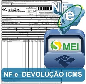 MEI- EMISSAO NFE DEVOLUÇAO ICMS
